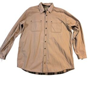 L.L. Bean Vintage Men's Lined Shirt Work Jacket Barn Chore XL Tall